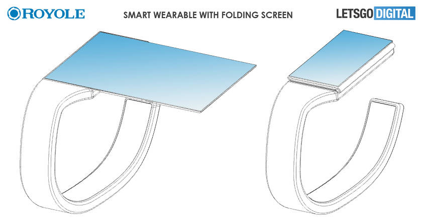 Royole développe une montre connectée flexible