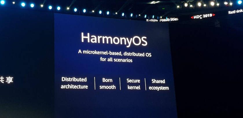 Il y a donc eu une présentation de HarmonyOS de Huawei