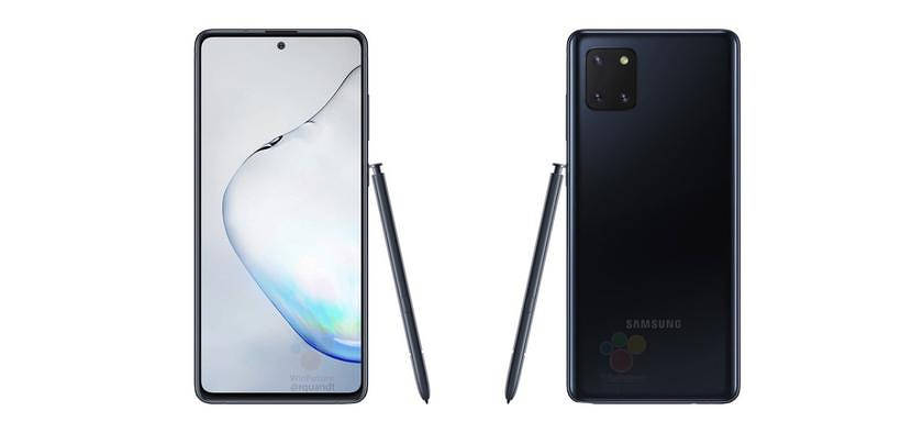 Galaxy Note 10 Lite est apparu sur les photos de rendu