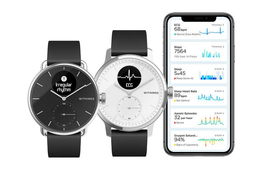 Withings ScanWatch: nouvelle montre intelligente ECG hybride