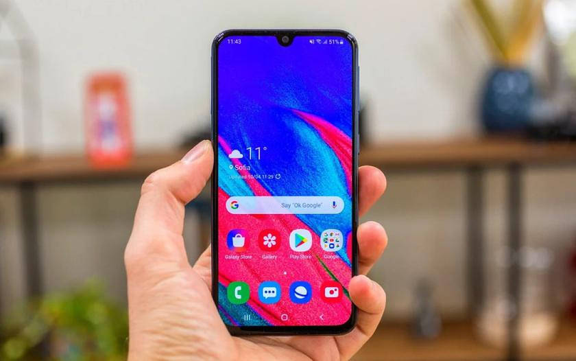 Smartphone Galaxy A41 vu à Geekbench