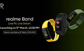 Realme Company is preparing for the presentation of the first fitness tracker Band with heart rate