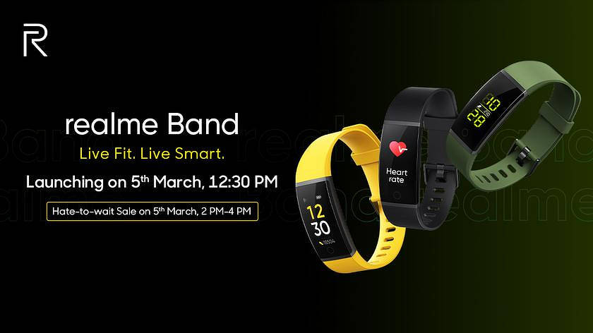 Realme Company prépare la présentation du premier bracelet de fitness avec fréquence cardiaque