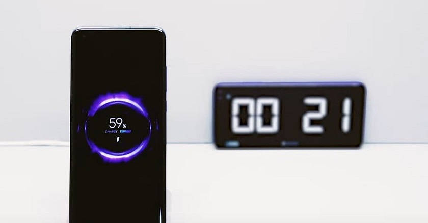 Xiaomi montre une nouvelle charge rapide