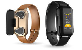 DOCIDACI T89 TWS - headphones and fitness bracelet in one solution