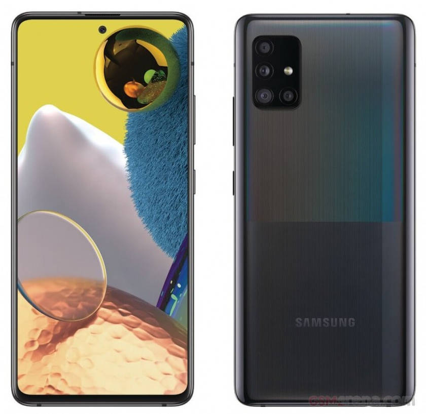 Galaxy A51 sur le rendu: un nouvel appareil photo et un design complètement différent