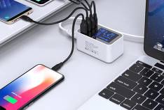 Uslion 3750 - une charge intéressante tout de suite avec 4 ports et un écran