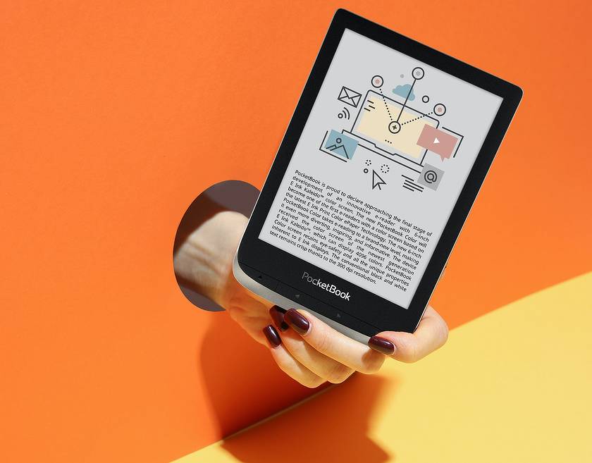PocketBook 633 Color - le nouveau lecteur avec un écran E Ink 6 pouces