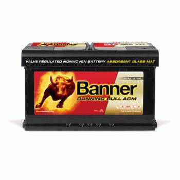 Banner running bull
