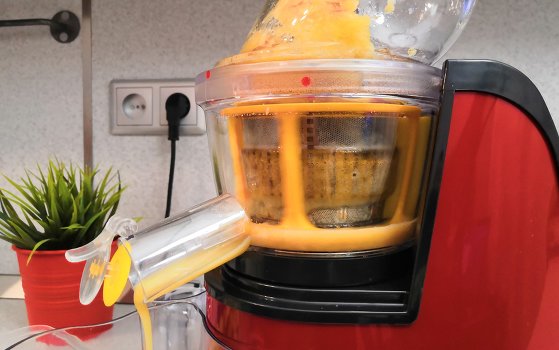 Testing the juicer KT-1102