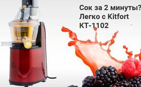 Overview of the Juicer Kitfort KT-1102