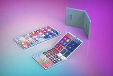 Skládací iPhone - možné vykreslení budoucího flexibilního smartphonu