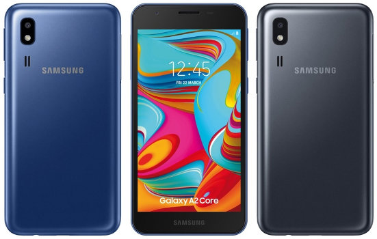 What will get the smartphone Galaxy A2 Core?