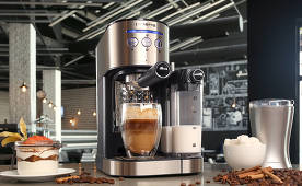 Polaris présente une nouvelle cafetière avec machine à cappuccino et café non-stop