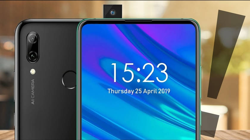 Digging Huawei se prépare pour la présentation du smartphone P Smart Z avec une caméra mobile